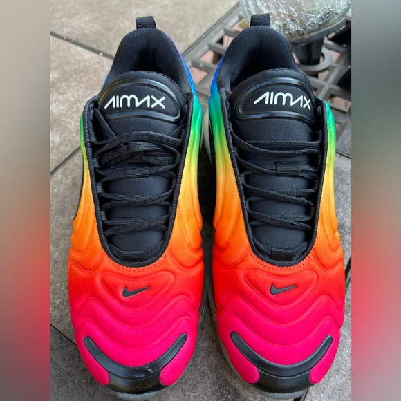 Nike Air Max 720 Robert Blake Pride Rainbow Sneakers - Mens Size 9 CJ5472-900 - Picture 2 of 6